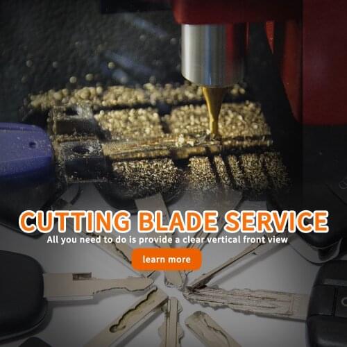 OkeyTech Car Key Blade Cutting Service CNC Cutting Copy Blank Key Please Contact Us To Provide Picture Before Order