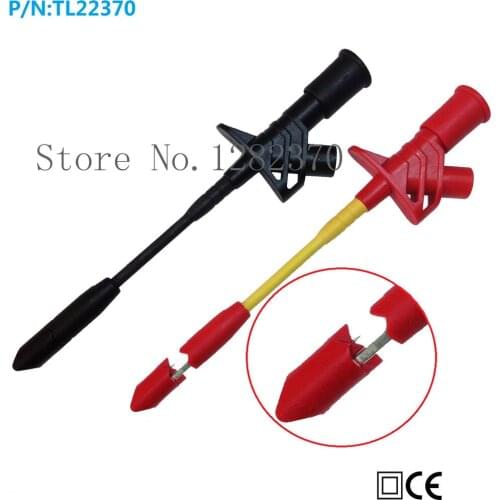 [SA] TL22370 professional fully insulated fast lossless Free broken wire barbed wire test clips Test hook automotive wire harnes