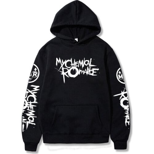 Rock My Chemical Romance Hoodies Sweatshirt 2021 New Printed Fashion Costume Summer Kawaii Unisex Harajuku Punk Tops