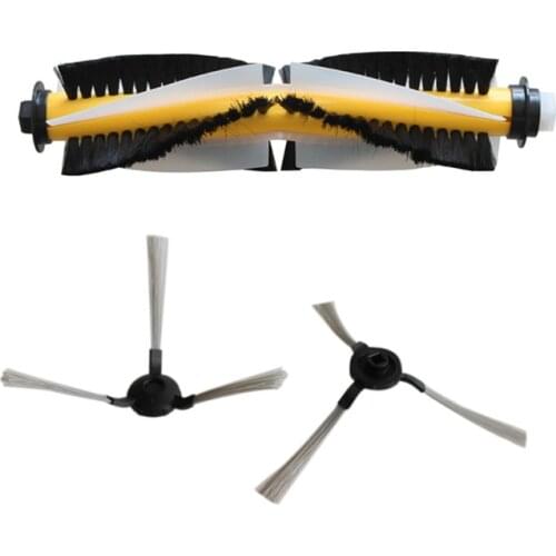 Robot Vacuum Cleaner Main Brush Side Brushes for Clever & Clean AQUA-Series 03 Robotic Vacuum Cleaner Accessories Parts