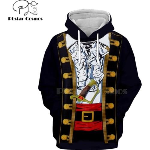 PLstar Cosmos owboy Pirate Clown Carnival 3d hoodies/Sweatshirt Winter funny Christmas Halloween Unisex cosplay streetwear