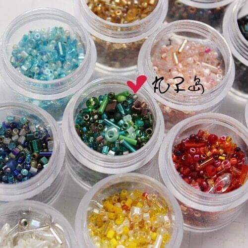 Japanese Yuki mixed color rice beads beads, miscellaneous beads, clothing accessories, 30 grams