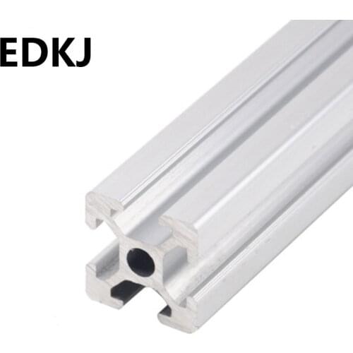 100-700mm Arbitrary cutting European standard 2020v-slot industrial aluminum profile 3D printer profile