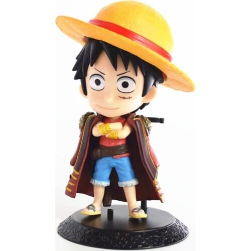 15cm ONE PIECE anime figure Cake decoration new doll car mini landscape model doll ornaments Monkey D. Luffy PVC action figure c