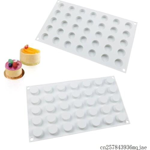 40pcs 35 Holes Cake Mould Chocolate Molds Cylinder Cake Mould French Dessert Cake Tools