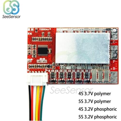 4S 5S 50A BMS Board/ 55A 3.7V Lithium Battery Protection Board/3.2V iron phosphate/LiFePO4 Battery BMS Board with Balance