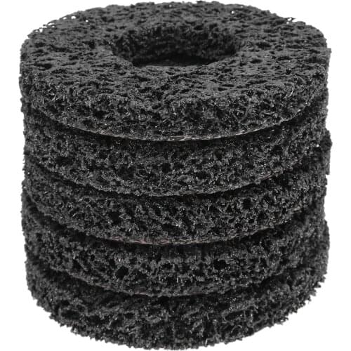 5Pcs Strip Disc Grit Polishing Grinding Wheel Pad Angle Grinder Car Paint Rust Clean Abrasive Angle Grinding Wheel