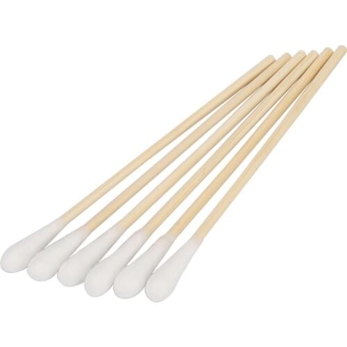 50 Pcs 9.5cm Bamboo Sticks Medical Biological Laboratory Disposable Cotton Swabs Health Beauty Makeup Tools