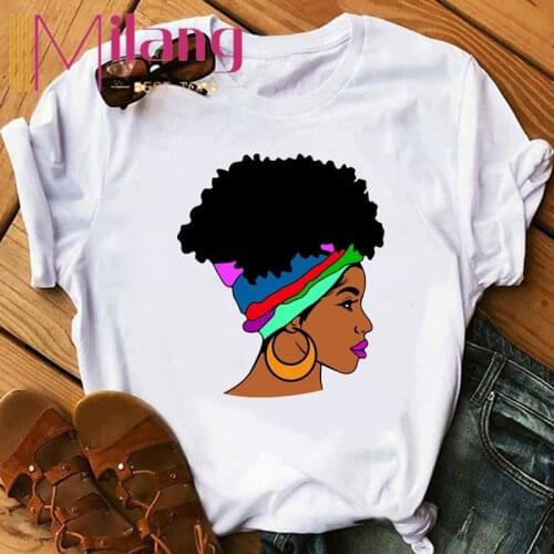 African american black queen never give up printed tshirt fashion black girl magic t-shirt summer melanin dope funny t shirts