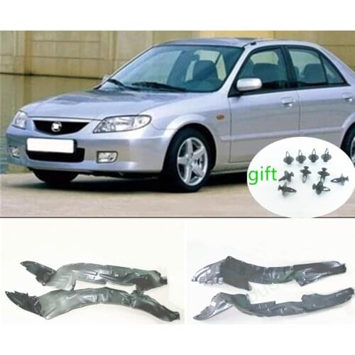 Car accessories front wheel inner fender splash mud guard B30D-56-131A B30D-56-141A for Mazda 323 family protege BJ 1998-2005