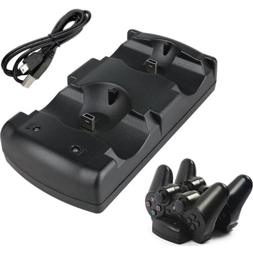 PS3 Charger Station For Sony Playstation 3 Dualshock 3 PS MOVE Controller Support Stand Gamepad Charging Dock Game Accessories