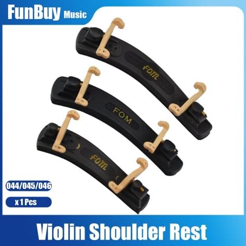 FOM Violin Comfortable Double Side Adjustabale Shoulder Rest for 1/2 1/4 1/10 1/8 1/16 4/4 3/4 Violin Fiddle Accsessories