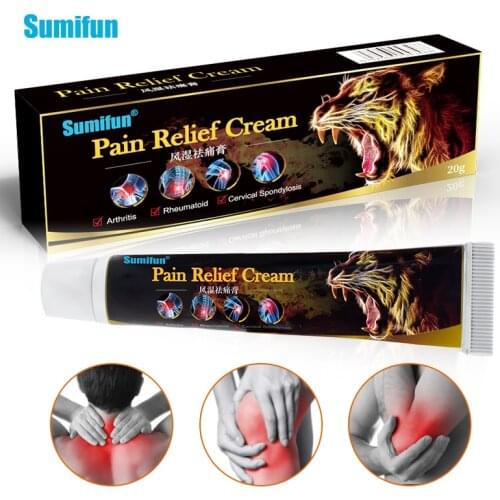 Sumifun 1box 20g Tiger Blam Joint Pain Relieving Cream Lumbar Knee Ointment Arthritis Orthopedic Plaster Pain Killer Back Body