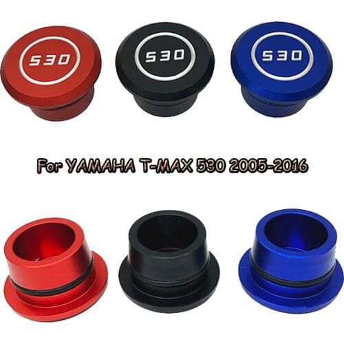 For Yamaha Tmax 530 2005-2012 2013 2014 2015 2016 Frame Hole Caps Decorative Covers CNC Aluminum Alloy Motorcycle Accessories