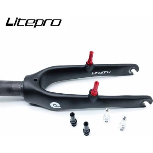 Litepro Folding Bicycle M10 Front Fork V Brake Column Mountain MTB Road Bike Seat Base Accessories Parts