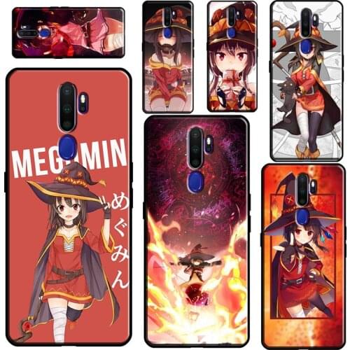 Megumin Konosuba Anime For OPPO A53 A31 A9 A5 2020 F5 F7 A1K A15 A3S A5S A83 A91 A93 A52 A72 Reno2 Z Phone Case