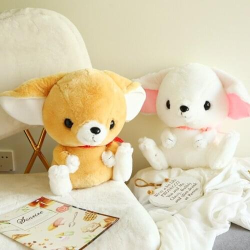 40 cm Soft Plump Fennec Fox Plush Toy Plump Body Fox Stuffed Doll For Kids Birthday Gift or Shop Home Decoration