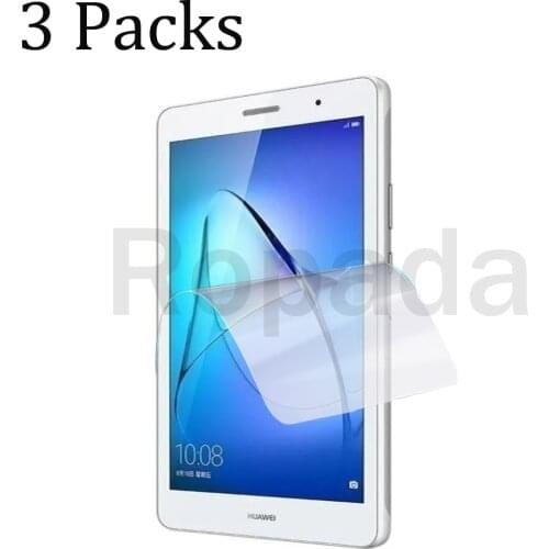 3 Packs soft PET screen protector for Huawei mediapad T3 7.0 wifi 3G protective tablet film