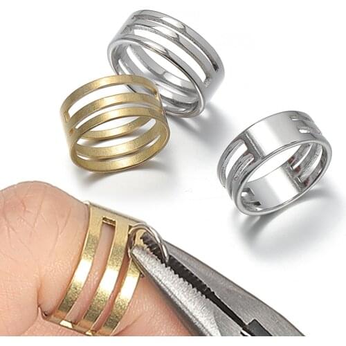 Copper/Stainless Steel Jump Ring Opening Closing Helper Ring Tool Round Circle Plier Fixing Tools for DIY Craft Jewelry Making