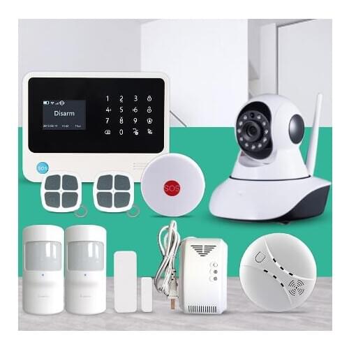 Factory security alarm system Wireless WiFi GSM GPRS SMS Home Alarm System Smart Home Alarm System allarme gsm motion sensor