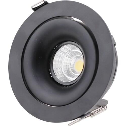 LED Spotlight Ceiling Frame Round GU10 MR16 Fitting Holders LED Recessed Ceiling Spot Light Fixture Black White honeycomb