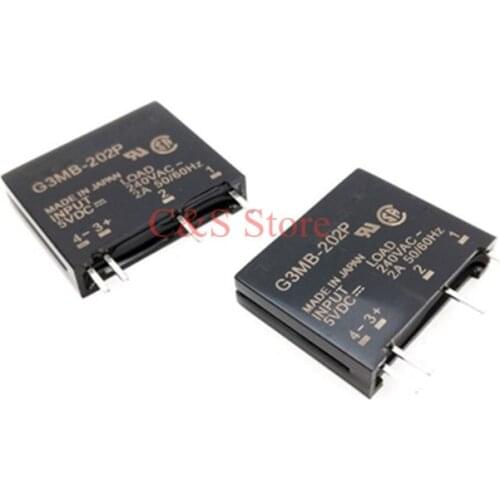 Solid state relay G3MB-202P-5VDC G3MB-202P-5V G3MB-202P DC-AC PCB SSR In 5VDC Out 240V AC 2A