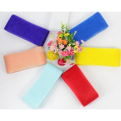 10cm Soft Polyester Netting Plain Veiling Crin Braid For Flexible Sinamay Millinery Hat Trim 100yard/lot