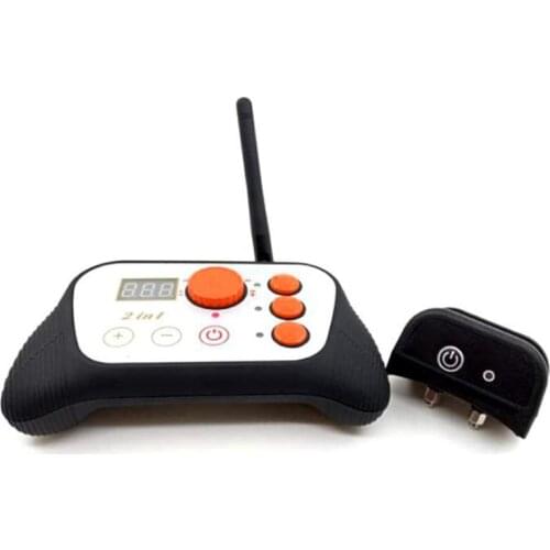 2 in 1 System Wireless Fence Dog Containment Training System Stable Signal Beep Vibrate Shock Electric Wireless Pet Fence