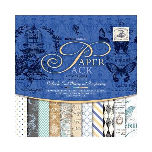 27sheets/pack,12 inch luxurious blue cardstock making Scrapbook background Paper DIY Gift Wrapping origami Craft Art home deco