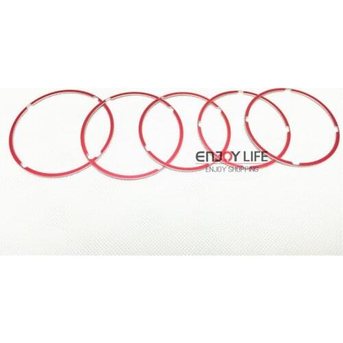 5pcs Interior A/C Air Vent Outlet Ring Cover Trim Sticker for Mercedes Benz GLA X156 GLA200 GLA250 CLA C117 CLA180 CLA200 CLA250