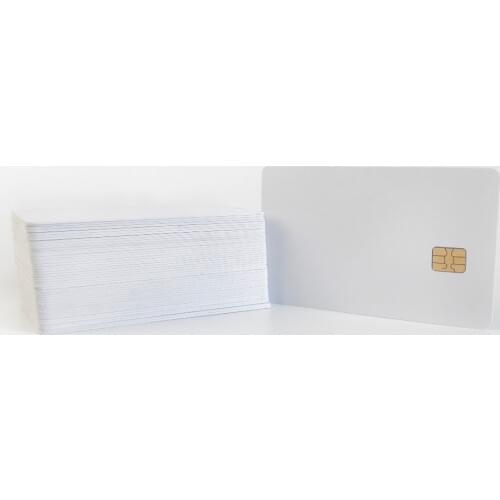 50pcs 4442 contact smart chip card for access control system membership card ID card surpmarket card printing by Epson or Canon