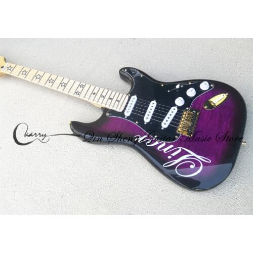 Order booking 6 strings guitar,ASH wood guitar,fixed bridge cherry sunburst SSS pickups,gold buttons,maple neck