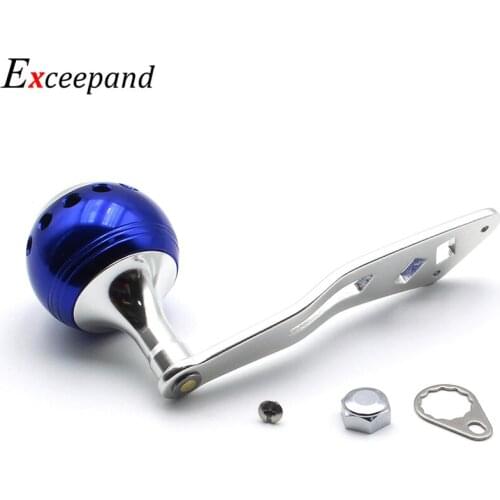 Exceepand Power Handle Baitcasting Micro Jigging Grip Fishing Reel Handle for Abu Garcia Daiwa Bait Casting Fish Reel Accessory