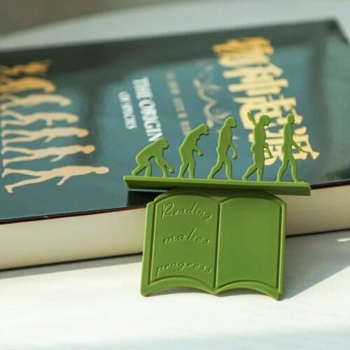 Geometric Evolution 3D Silicone Page Clip Memories Bookmark Home Office Library Readers Students Writers Kid Gift Tool Accessory