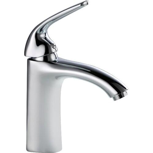 Copper chrome-plated hot and cold basin tap low basin faucet under the basin faucet washbasin tap
