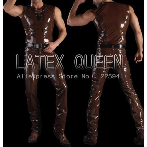 Nature latex clothes suits(Shirt and Jeans)