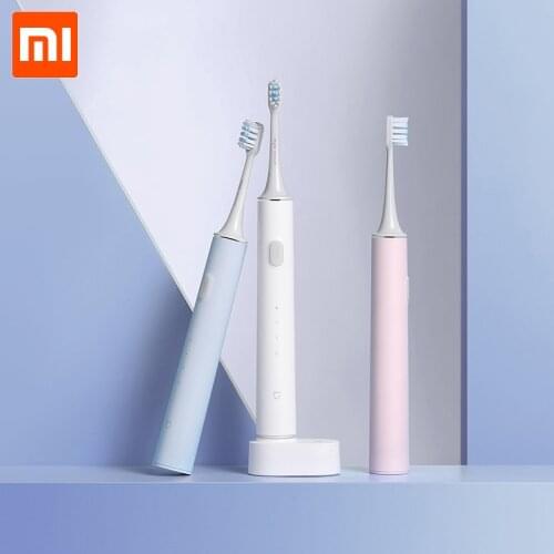 Original Xiaomi Mijia T500 Smart Electric Toothbrush Rechargeable Ultrasonic Whitening Tooth Brush Personalized Cleaning Mode
