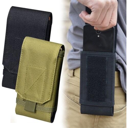 Outdoor Camouflage Bag Tactical Army Phone Holder Sport Waist Belt Case Waterproof Nylon Edc Sport Hunting Camo Bags Backpack