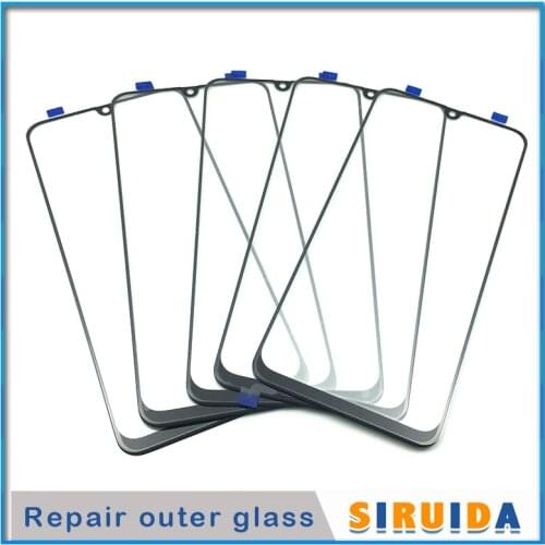 10pcs LCD Front Outer Glass Lens Touch Screen Replacement for Samsung Galaxy M10 M20 A30 A40 A50 A80 A90 M10 M20 M30 Panel
