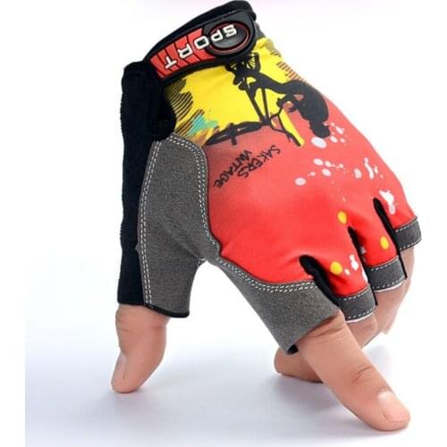 1 Pair Anti Slip Half Finger Cycling Gloves Gel Pad Breathable Men Women Motorcycle MTB Road Bike Gloves Sports Fishing Gloves