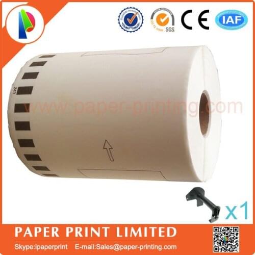 1 Rolls Brother DK-22243 Label Compatible Etiketten 102mm x 30.48M QL-1060N TD4000 Printer Continuous DK-2243 Label
