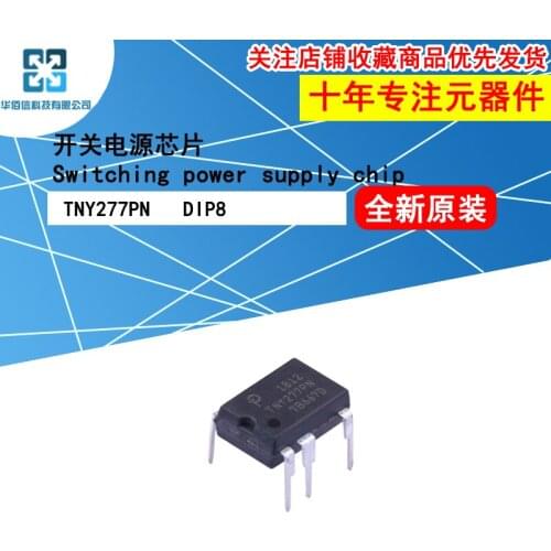 10pcs/Lot TNY277PN Switching Power Supply Chip AC/DC Conversion DIP8 Inline New and Original