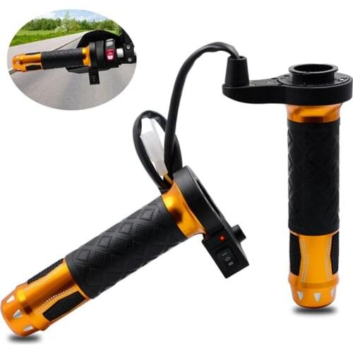 12V Aluminum Alloy Electric Heating Handle Adjustable Temperature Riding Handlebar Protective Cover Cycling Accessories