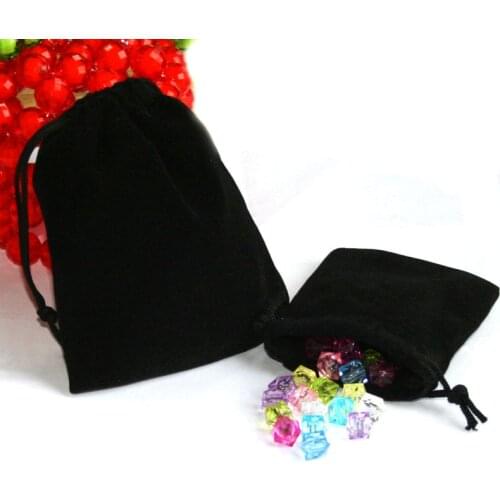 50pcs/bag Jewelry Packing Velvet bag 7x9cm,packaging bags Drawstring Gift bags & Pouches Wholesale