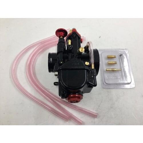 Free shipping carburetor carburettor 30mm PWK 30mm racing flat side the OEM replace keihin for OKO carb black