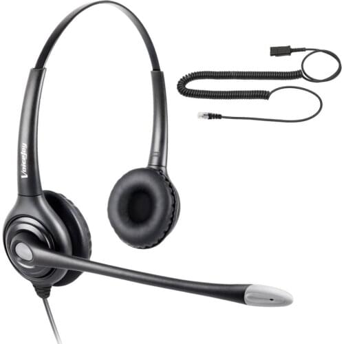 Free Shipping RJ9 Quick Disconnect Cable RJ plug Binaural headset to AVAYA 2401 2402 2420 AVAYA 4601 4602 4610 4620 4621 Nortel