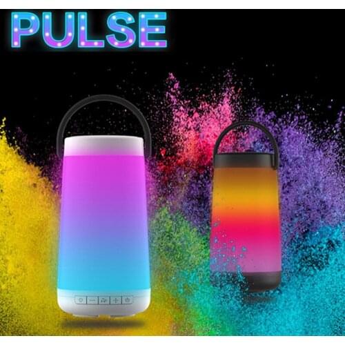 NR2000 Bluetooth Speaker Light Colorful Lights Wireless Card Portable Series Pluse3 Audio Subwoofer Bluetooth Speaker 30W Power