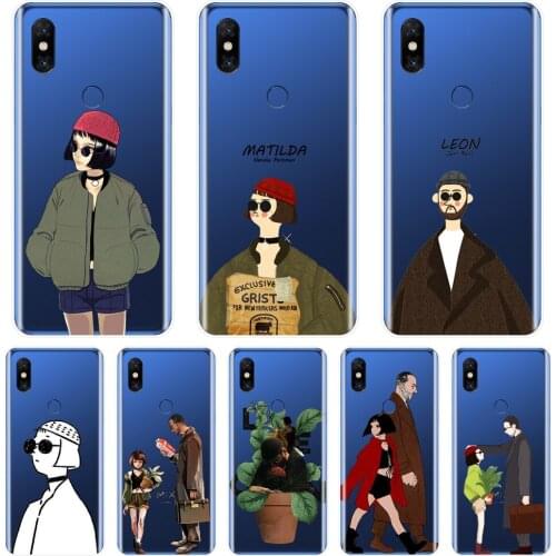 Phone Case For Xiaomi Mi Note Mix 1 2 2S 3 Leon The Professional Matilda Silicone Soft Back Cover For Xiaomi Mi Max 1 2 3 Case