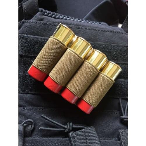 Military Rifle Buttstock Shells Velcro Molle Magazine Pouch Hunting Shooting Equipment Airsoft Bullet Accessory Bag