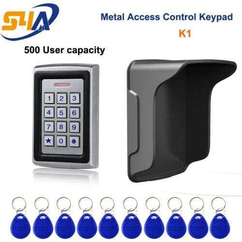 Rain cover for metal RFID Access Control Keypad hold 500 users capacity